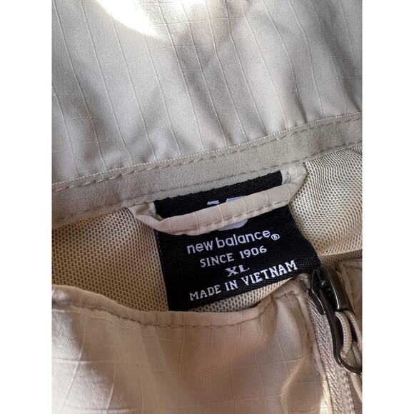 New Balance Jacket Mens XL Lot of 2 Black Tan Zip Windbreaker Anorak Pullover - Picture 5 of 8